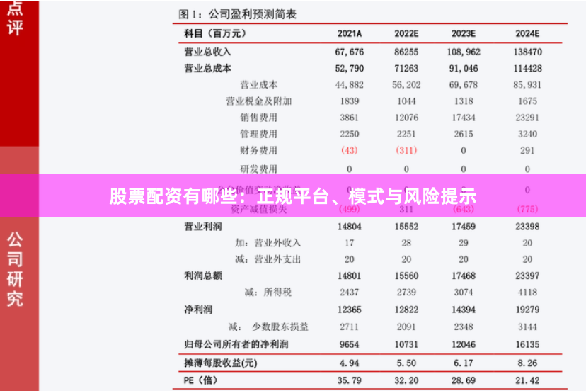 股票配资有哪些：正规平台、模式与风险提示